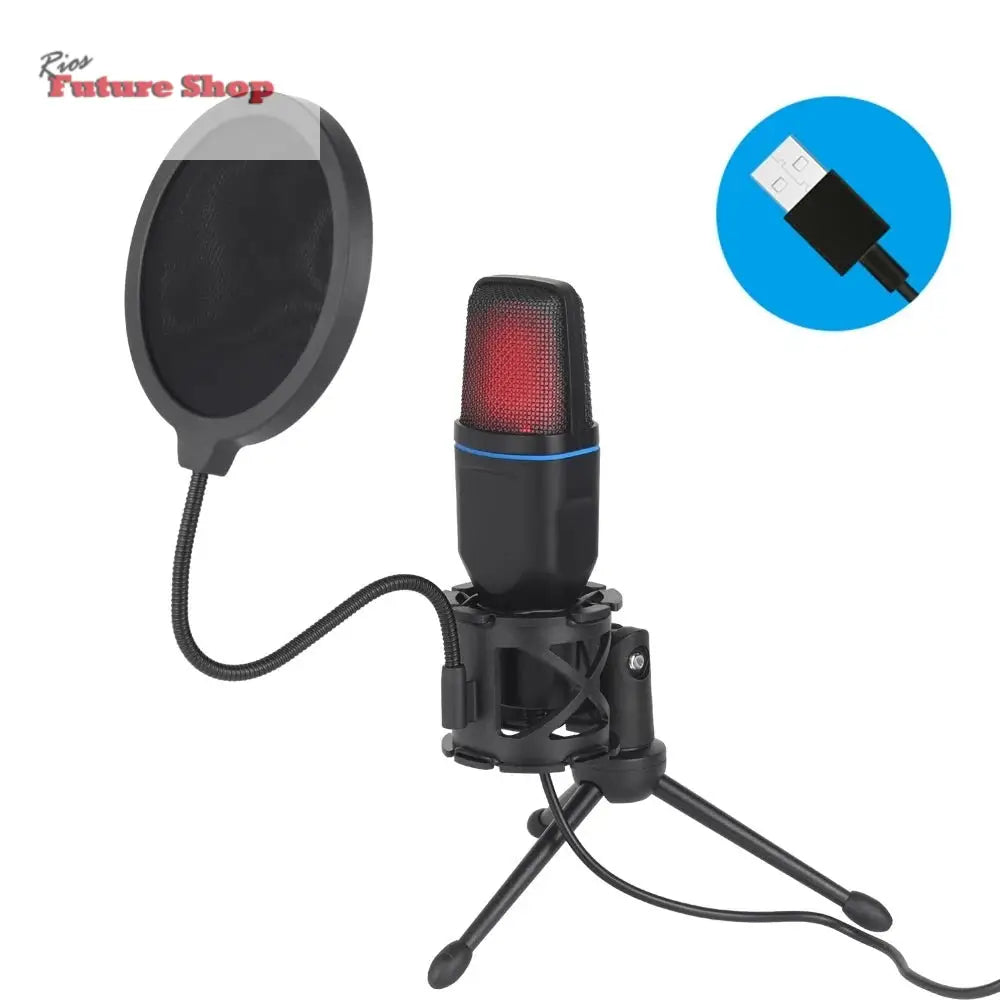 Microphone RGB for Gaming, Podcasting, and Recording - Rios Future Shop