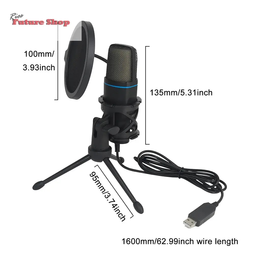 Microphone RGB for Gaming, Podcasting, and Recording - Rios Future Shop