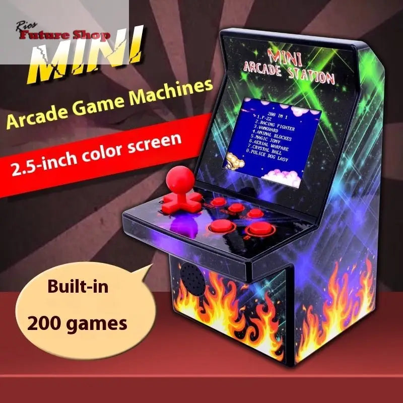 Mini Handheld Game Machine Children's Nostalgia Small Arcade - Rios Future Shop