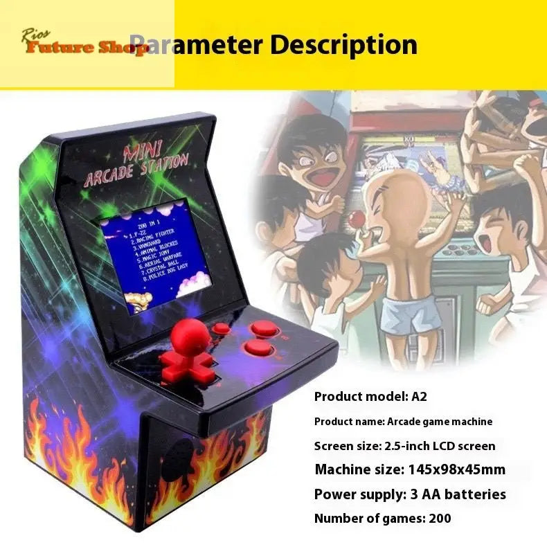 Mini Handheld Game Machine Children's Nostalgia Small Arcade - Rios Future Shop
