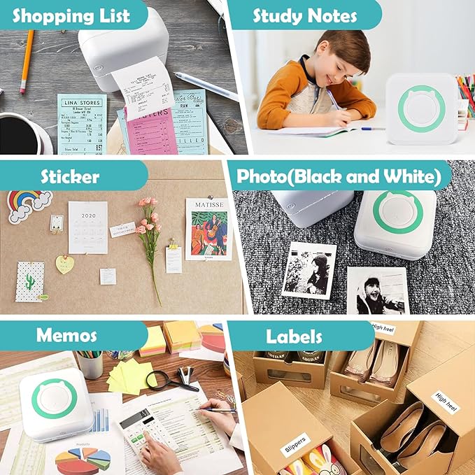 Mini Impresora pegatinas térmica para móvil Dropi PRO