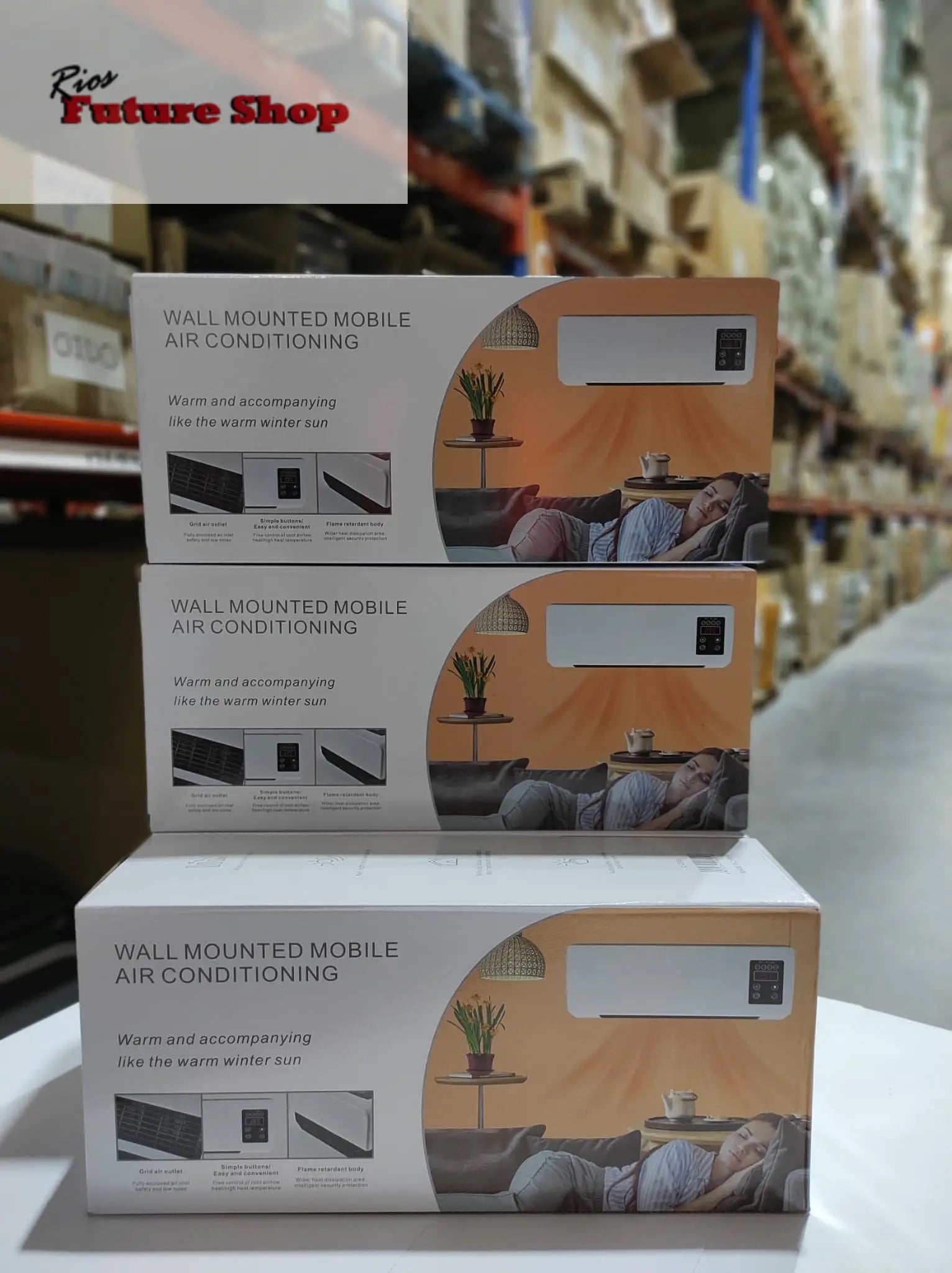 Mini aire acondicionado portátil 2 en 1 - Rios Future Shop