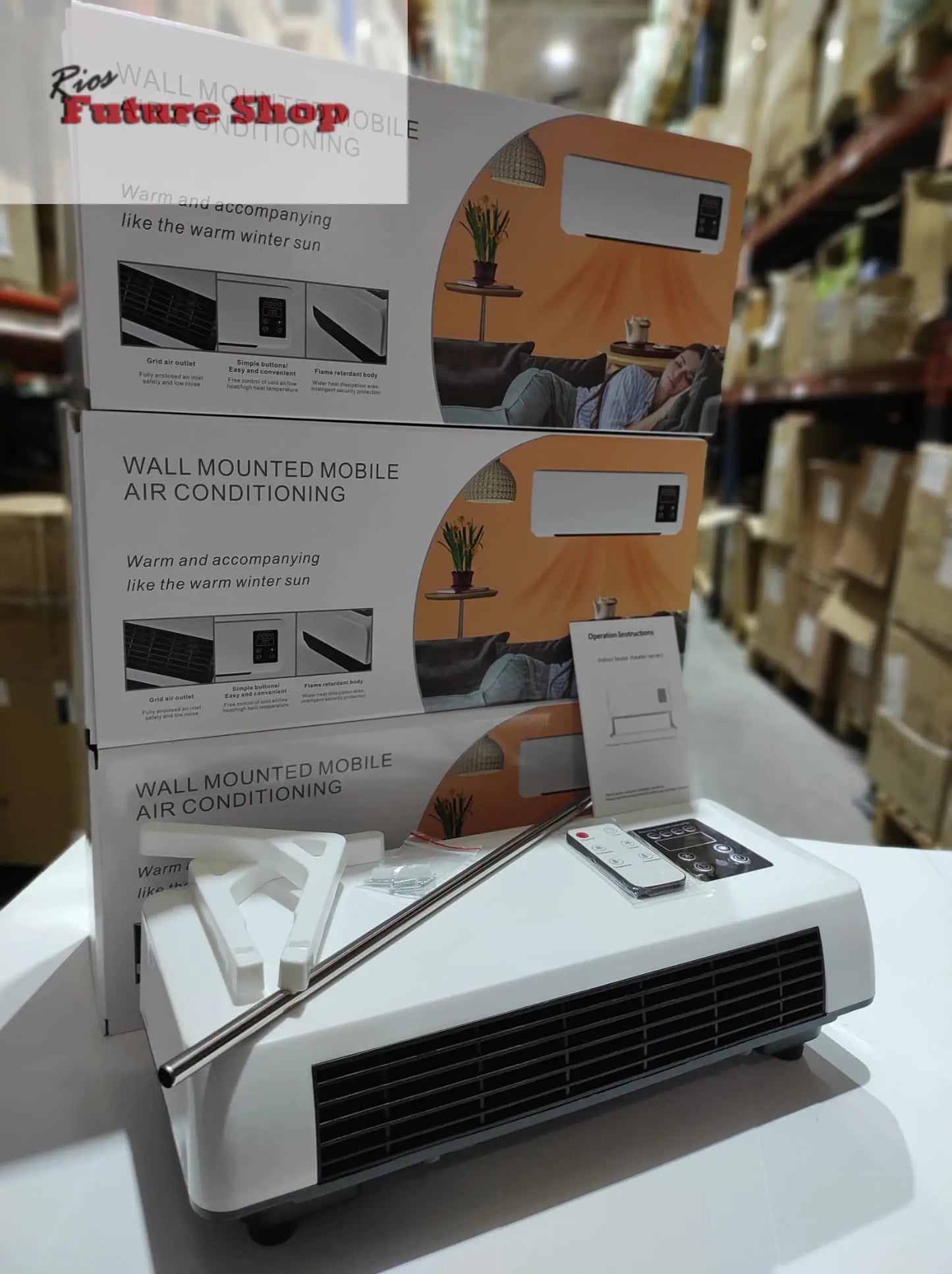 Mini aire acondicionado portátil 2 en 1 - Rios Future Shop