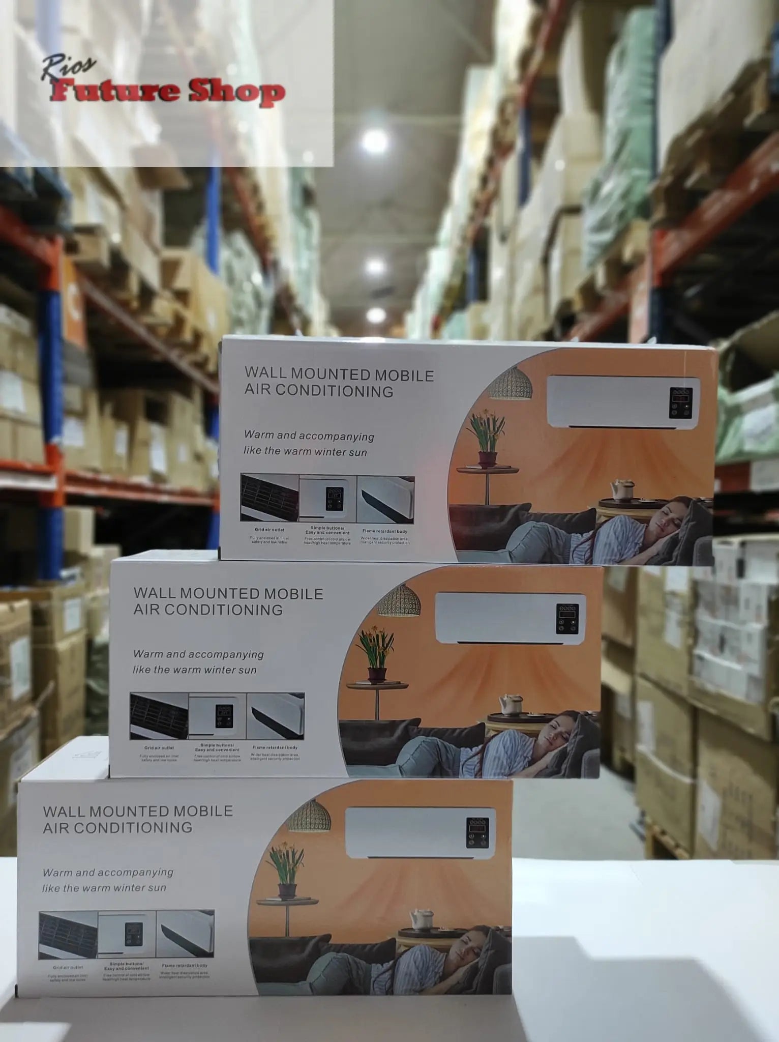 Mini aire acondicionado portátil 2 en 1 - Rios Future Shop