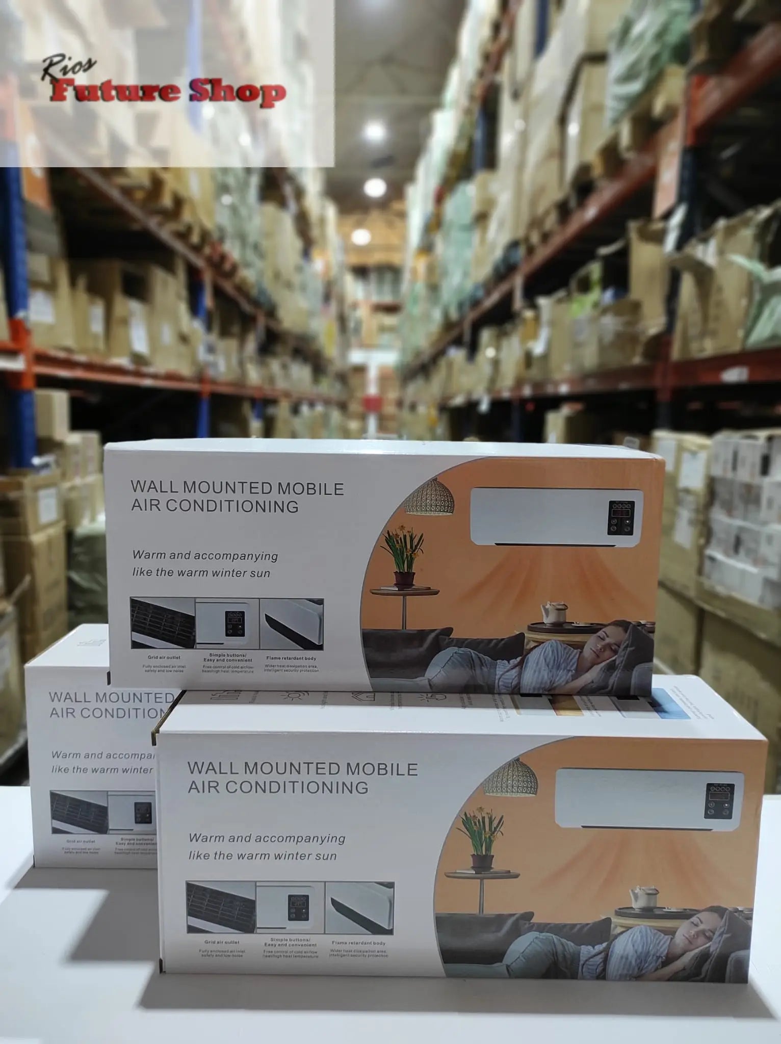 Mini aire acondicionado portátil 2 en 1 - Rios Future Shop