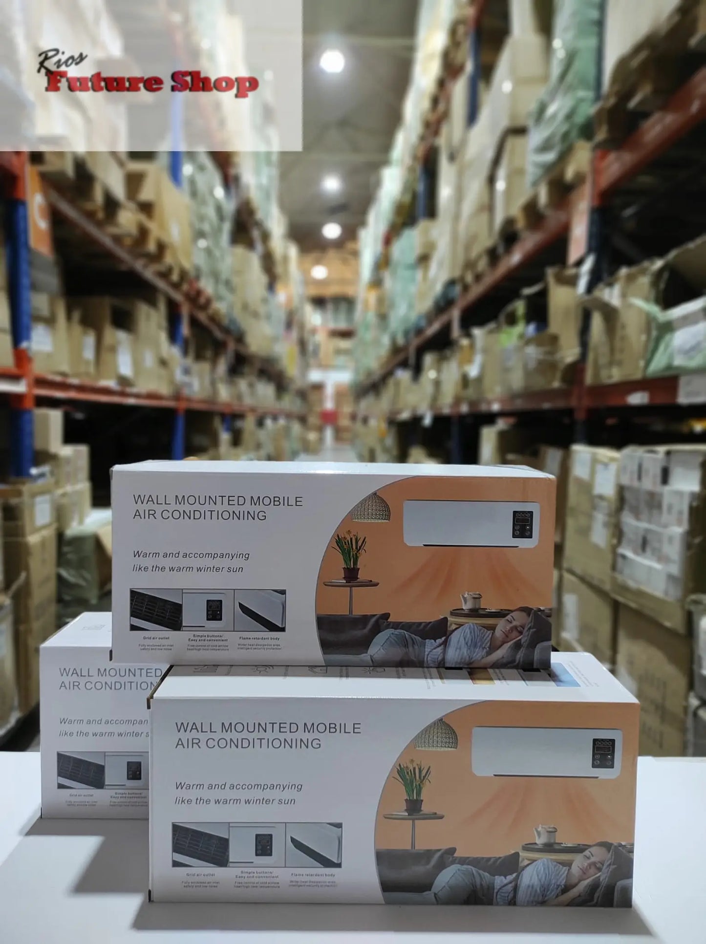 Mini aire acondicionado portátil 2 en 1 - Rios Future Shop