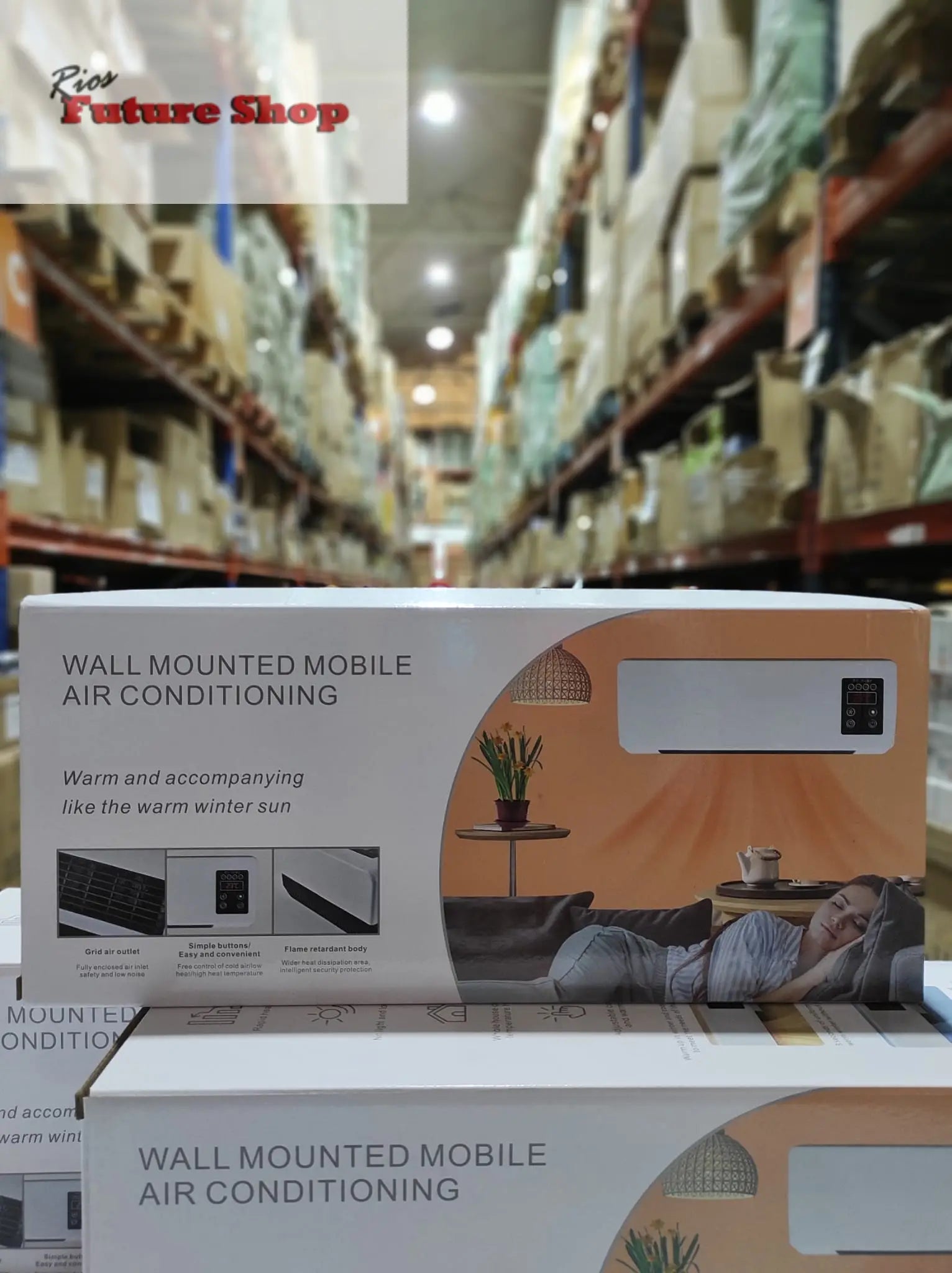 Mini aire acondicionado portátil 2 en 1 - Rios Future Shop