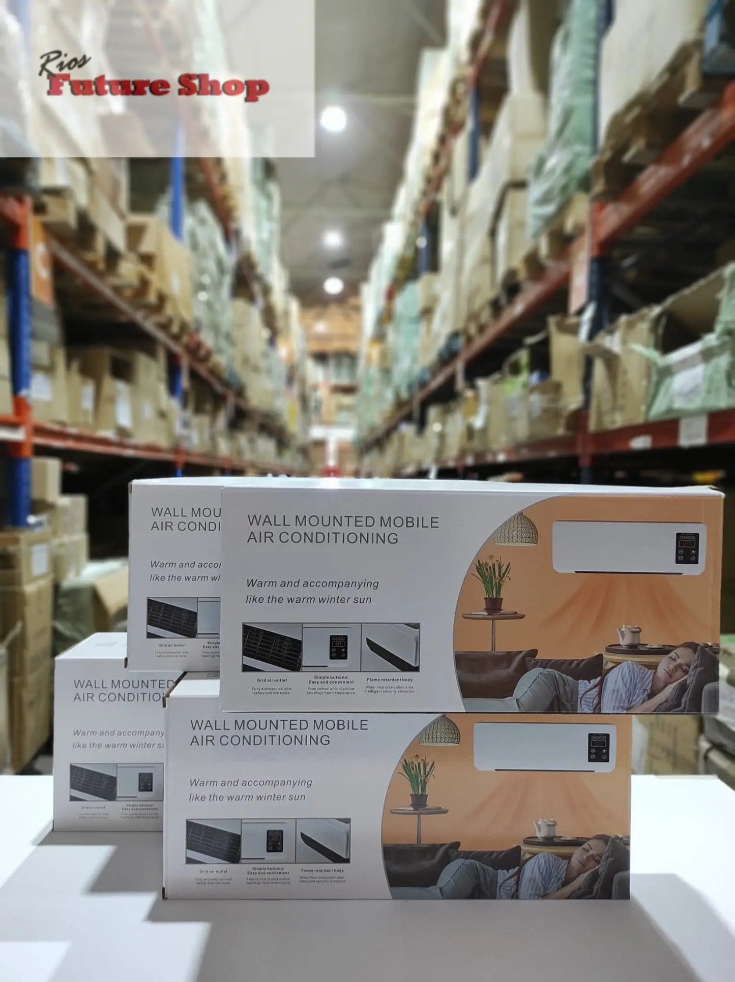 Mini aire acondicionado portátil 2 en 1 - Rios Future Shop