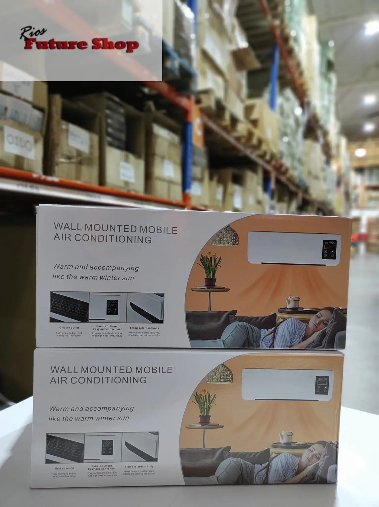 Mini aire acondicionado portátil 2 en 1 - Rios Future Shop