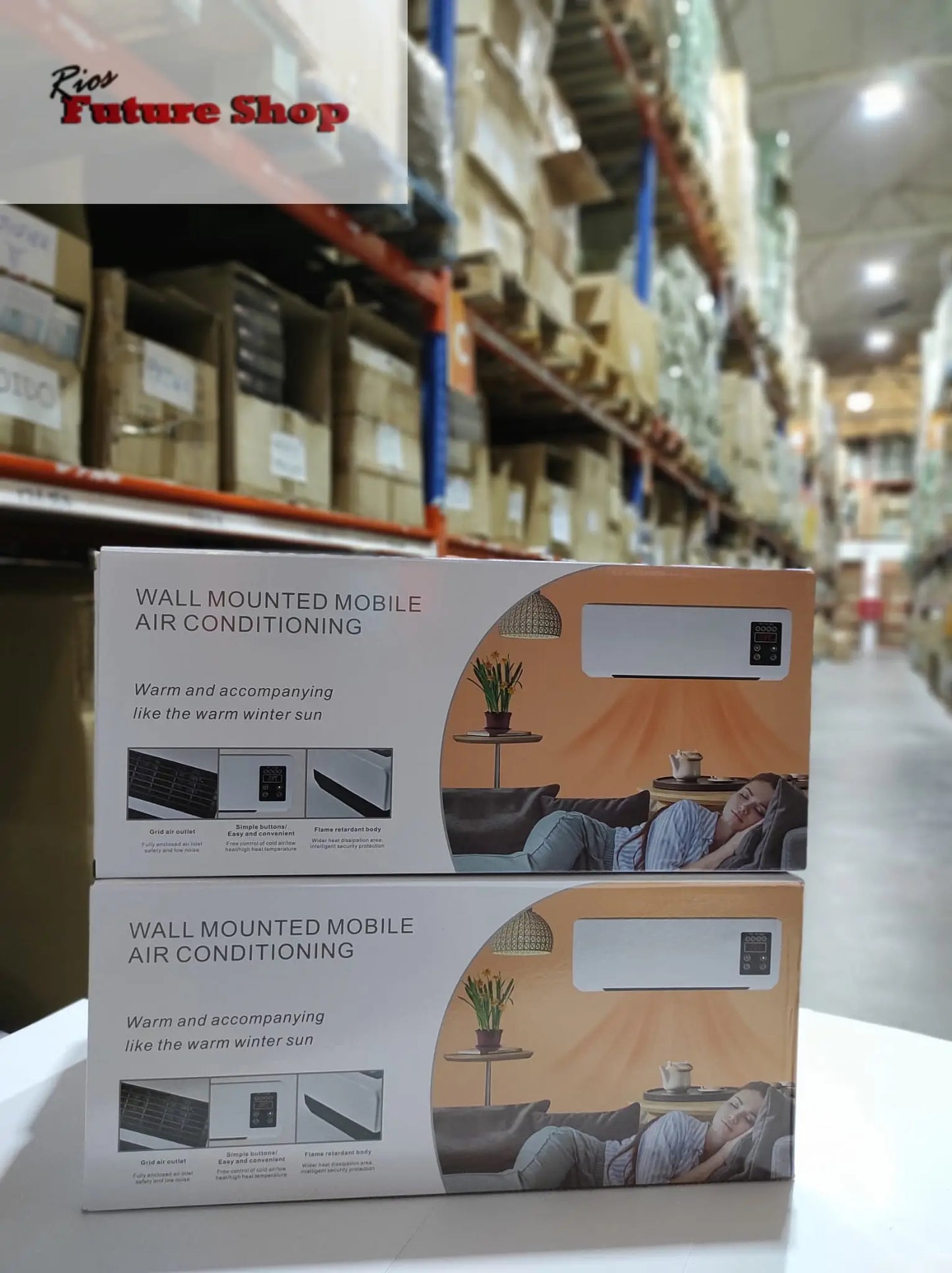 Mini aire acondicionado portátil 2 en 1 - Rios Future Shop