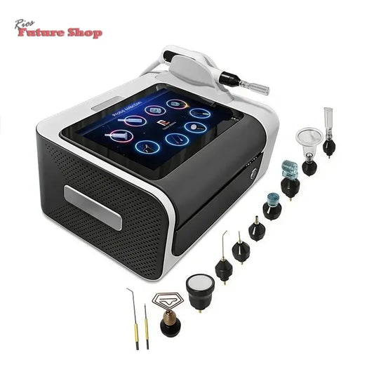 Newest 8 in 1Fusion Plasma Scalp Diamond Stamp Jet Plasma Professional Lase Fibroblast Ozone Wart Spray Pen Removal Salon - Rios Future Shop