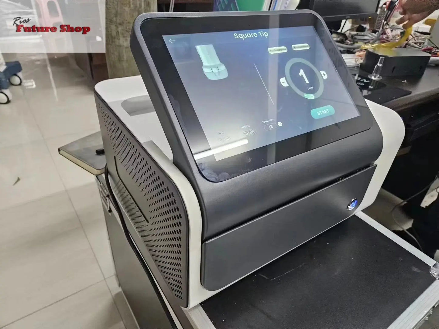 Newest 8 in 1Fusion Plasma Scalp Diamond Stamp Jet Plasma Professional Lase Fibroblast Ozone Wart Spray Pen Removal Salon - Rios Future Shop