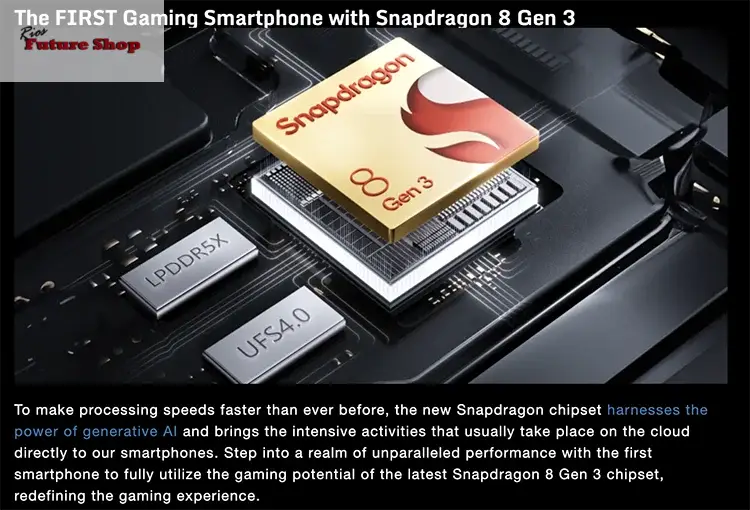 Nubia Red Magic 9 Pro+ 5G Smartphone Android 24GB+1TB Snapdragon 8 Gen 3 for Gaming - Rios Future Shop