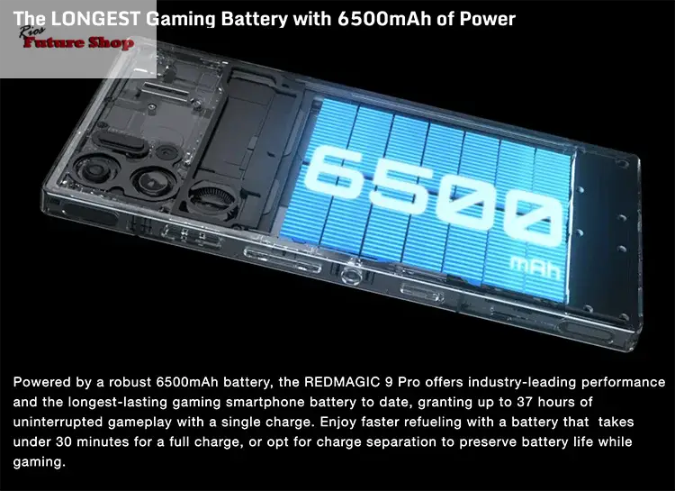 Nubia Red Magic 9 Pro+ 5G Smartphone Android 24GB+1TB Snapdragon 8 Gen 3 for Gaming - Rios Future Shop