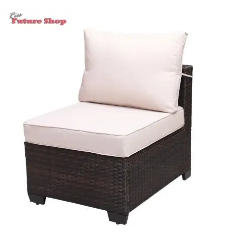 Outdoor Garden Patio Furniture 7Piece PE Rattan Wicker Cushioned Sofa Sets And Coffee Table, Patio Furniture Setoutdoor Couchoutdoor Couch Patio Furnitureoutdoor Sofapatio Couch - Rios Future Shop