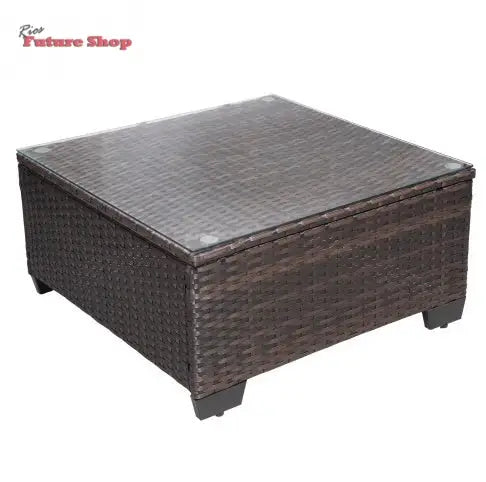 Outdoor Garden Patio Furniture 7Piece PE Rattan Wicker Cushioned Sofa Sets And Coffee Table, Patio Furniture Setoutdoor Couchoutdoor Couch Patio Furnitureoutdoor Sofapatio Couch - Rios Future Shop