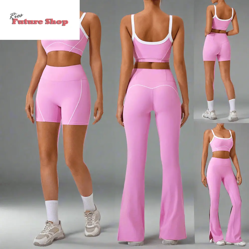 Outdoor Sports Yoga Suits Women's Spaghetti Strap Fitness Set - Rios Future Shop