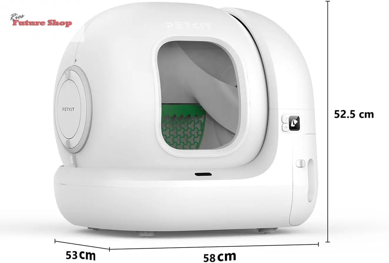 PETKIT Pura MAX 2 Areneiro gatos auto-limpável, sanita para gato, areia auto-limpeza para gatos, anti-fugas, xsegurança/remoção de odores/controlo de APP/76L, para vários gato - Rios Future Shop