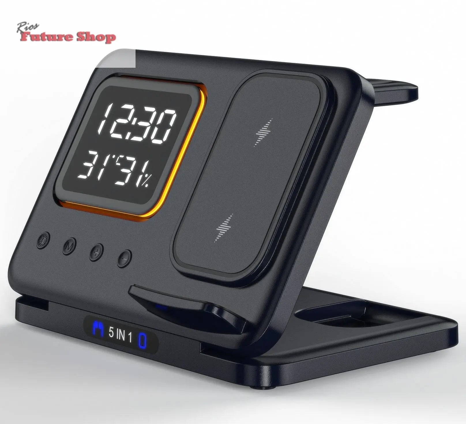 Phone Stand Tabletop 15w Fast Charging 5 in One Universal Wireless Charger Desk Charger for Iphone eprolo
