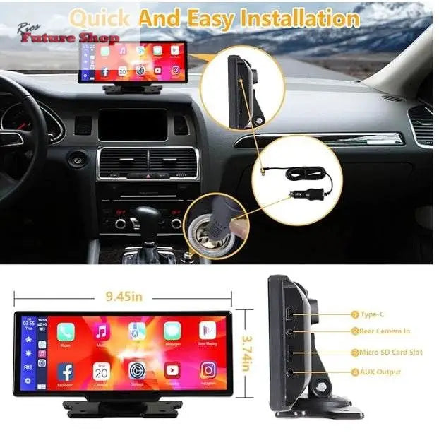 Portable Wireless Carplay With 2.5K Camera CJdropshippimgUSA