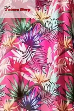 Printed Halter Neck Three-Piece Swim Set eprolo