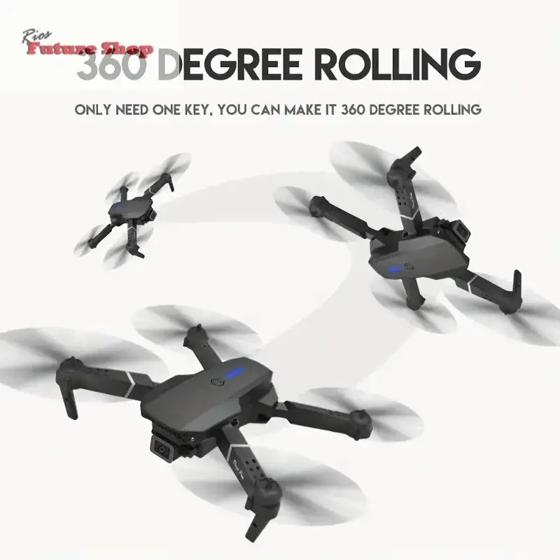 Professional Drone E88 - 4K HD Camera, WiFi FPV &Foldable DSersUSA