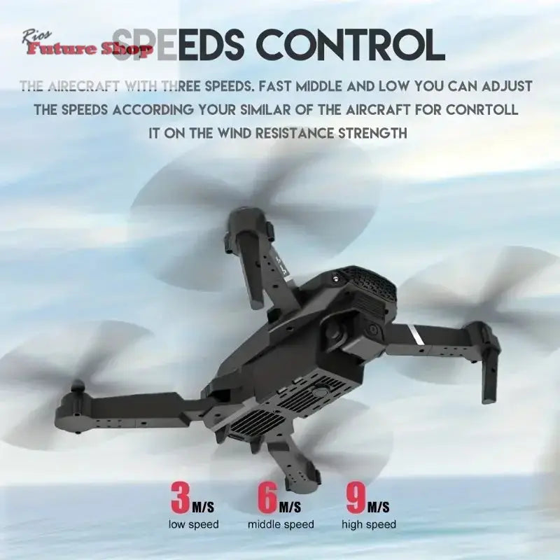 Professional Drone E88 - 4K HD Camera, WiFi FPV &Foldable DSersUSA