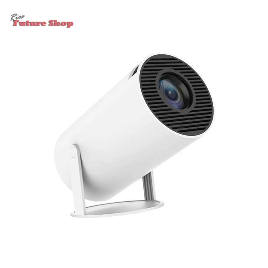 Projetor portátil pequeno projetor reto para uso doméstico ângulo de projeção de 180 graus foco automático projetor de vídeo doméstico - Rios Future Shop