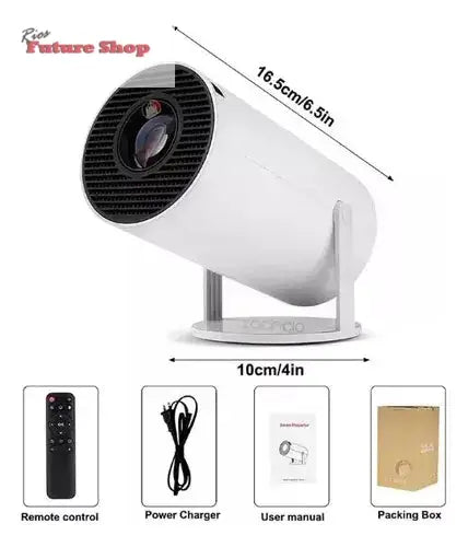 Proyector Android 12 – Cine en casa con inteligencia y estilo Dropea