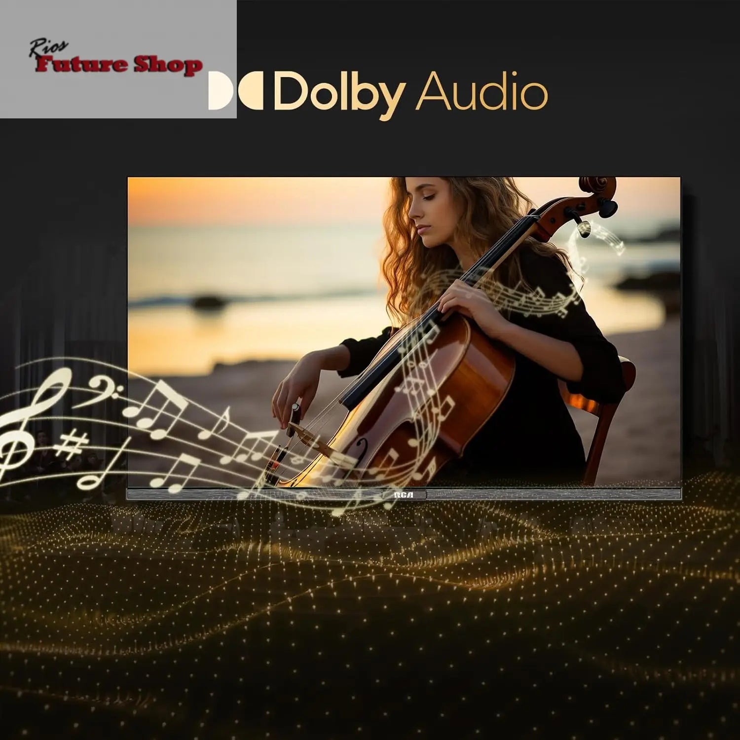 RCA E32 Televisión 32 Pulgadas (81cm) Non Smart LED TV 32" HD,Triple Reducción del Ruido,Modelo de Hotel,Modelo 2024 - Rios Future Shop