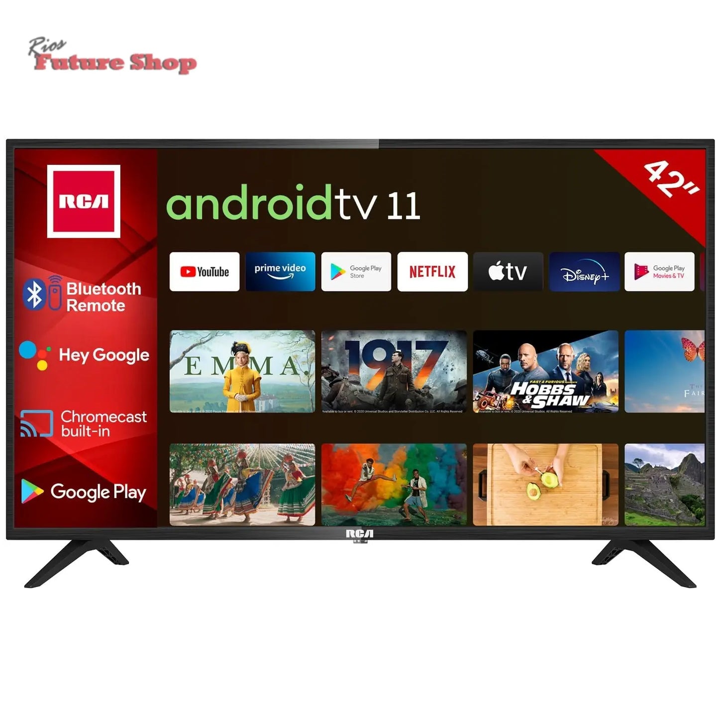 RCA E32 Televisión 32 Pulgadas (81cm) Non Smart LED TV 32" HD,Triple Reducción del Ruido,Modelo de Hotel,Modelo 2024 - Rios Future Shop