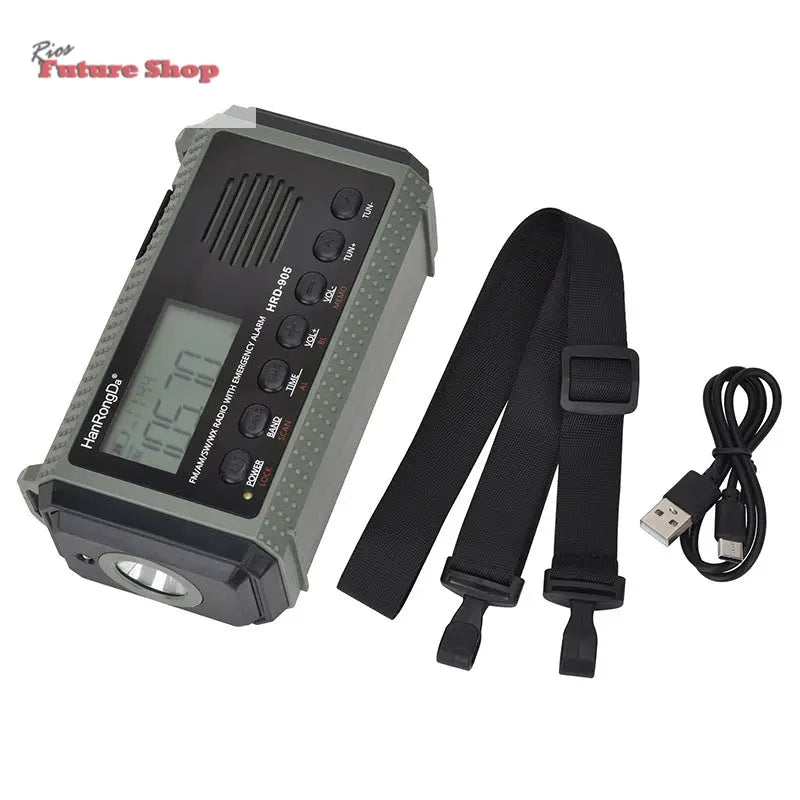 Radio disaster prevention and emergency full band radio solar charging lighting mobile portable radio eprolo