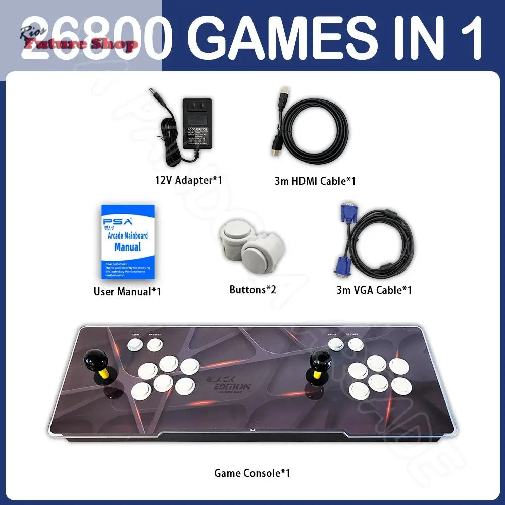 Retro Arcade Game Machine Dual Joystick - Rios Future Shop
