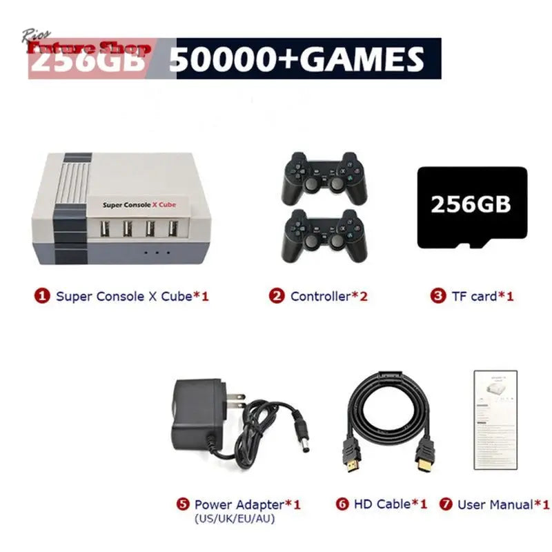 Retro Console Super Console Classic Red And White Machine - Rios Future Shop