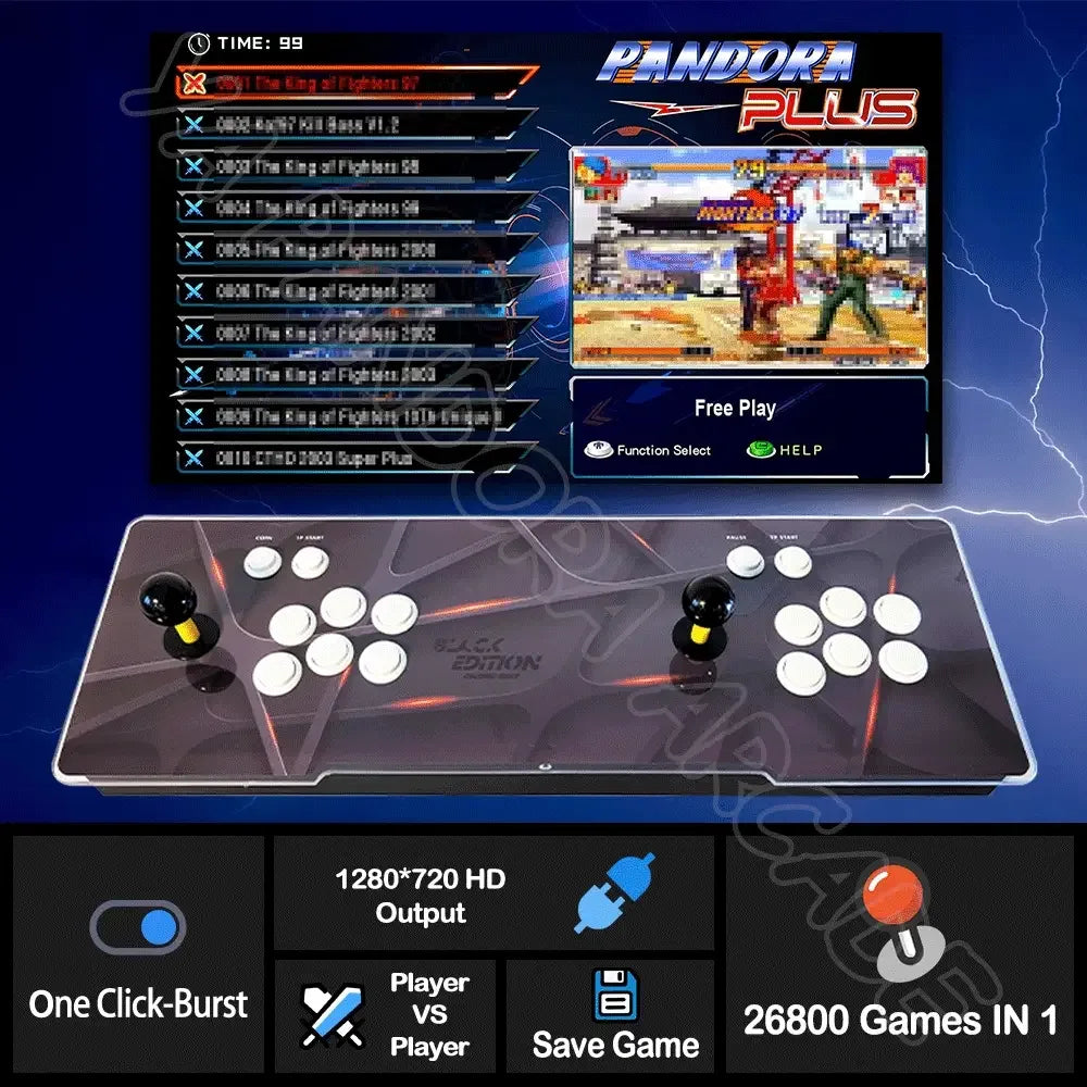 Retro +26800 Arcade Game Machine Dual Joystick - Rios Future Shop