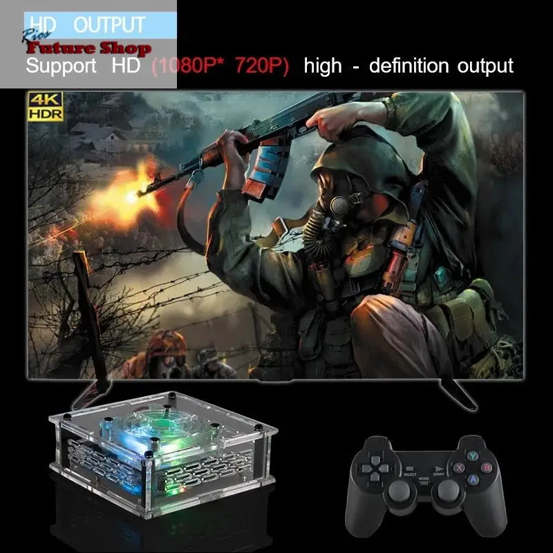 Retro mini video game console with dual systems of PSP/N64 for TV eprolo