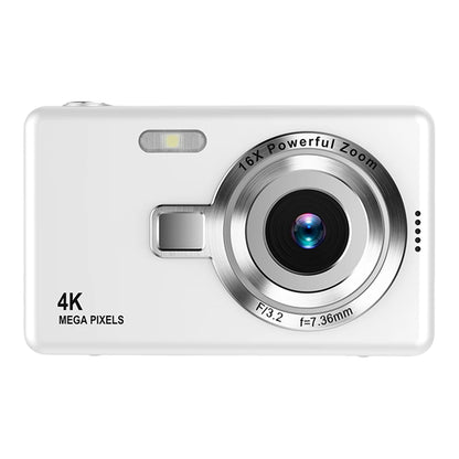 4K HD 1080P Digital Camera 96MP Portable Vlogging Camera 16X Zoom Camcorder Camera 2.4 Inch IPS Screen for Kids Adults Beginners