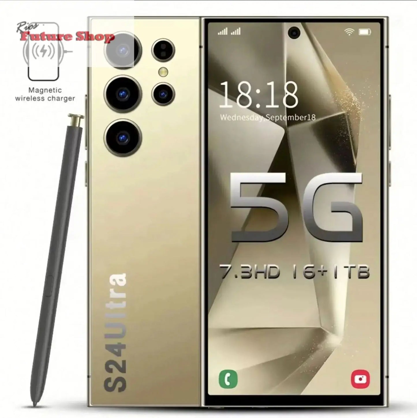 S24 ULTRA Original 16gb+1tb Cam-48MP+100MP - Rios Future Shop