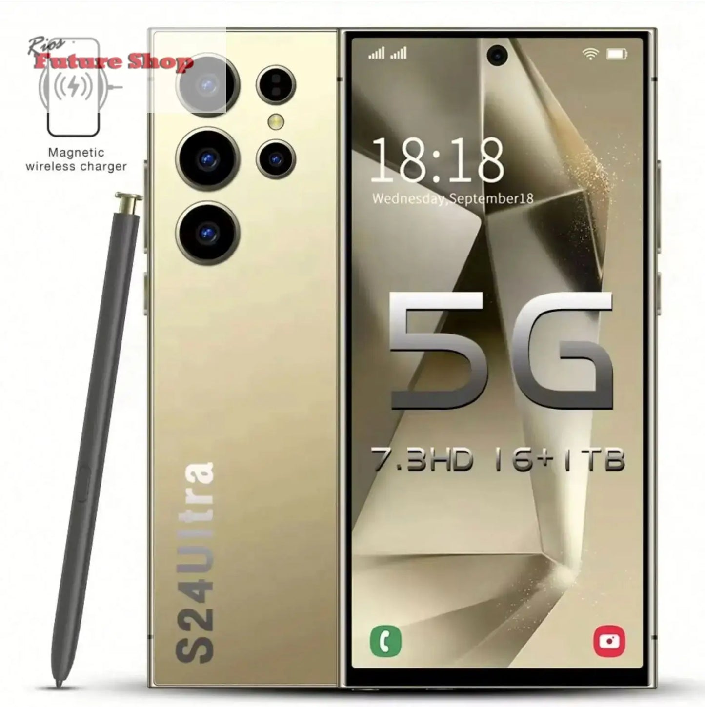 S24 ULTRA Original 16gb+1tb Cam-48MP+100MP - Rios Future Shop