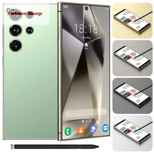 S24 Ultra 5G Smartphone US Stock 6.8 Inch Large Real 4G Screen 65W Quick Charge 8+512GB All-in-One Deca Core 12GB Built-in Pen DSersUSA