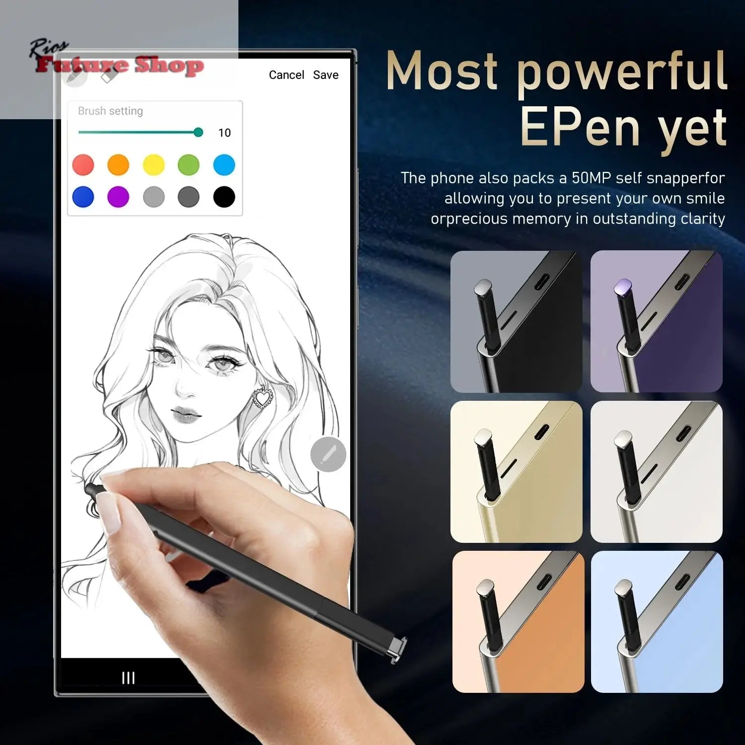 S24 Ultra 5G Smartphone US Stock 6.8 Inch Large Real 4G Screen 65W Quick Charge 8+512GB All-in-One Deca Core 12GB Built-in Pen - Rios Future Shop