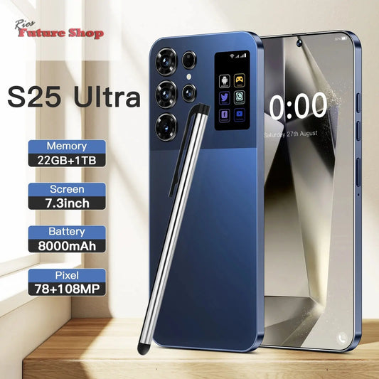 S25 ULTRA Smartphone Global 5G Android 15 Mobile Phones 22+1TB Gaming - Rios Future Shop
