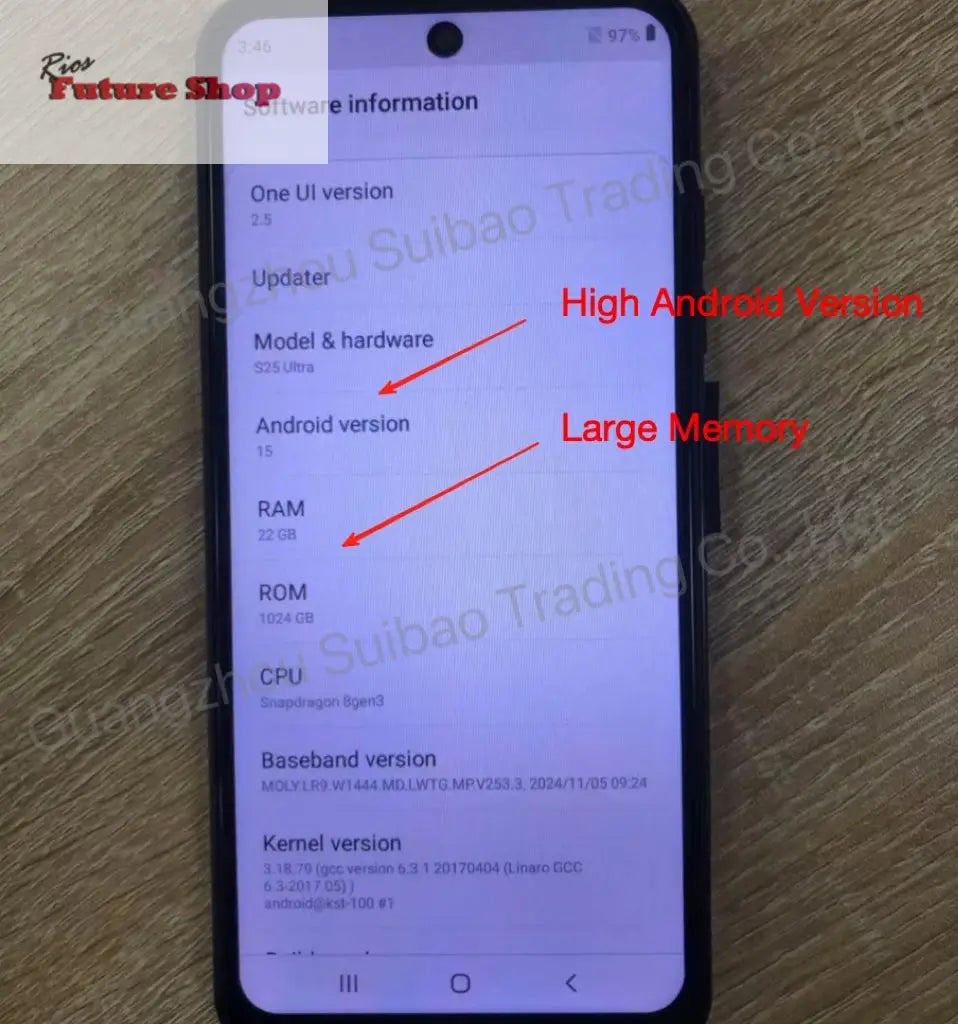 S25 ULTRA Smartphone Global 5G Android 15 Mobile Phones 22+1TB Gaming - Rios Future Shop