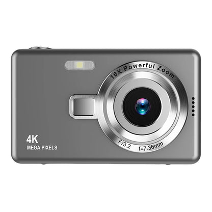 4K HD 1080P Digital Camera 96MP Portable Vlogging Camera 16X Zoom Camcorder Camera 2.4 Inch IPS Screen for Kids Adults Beginners