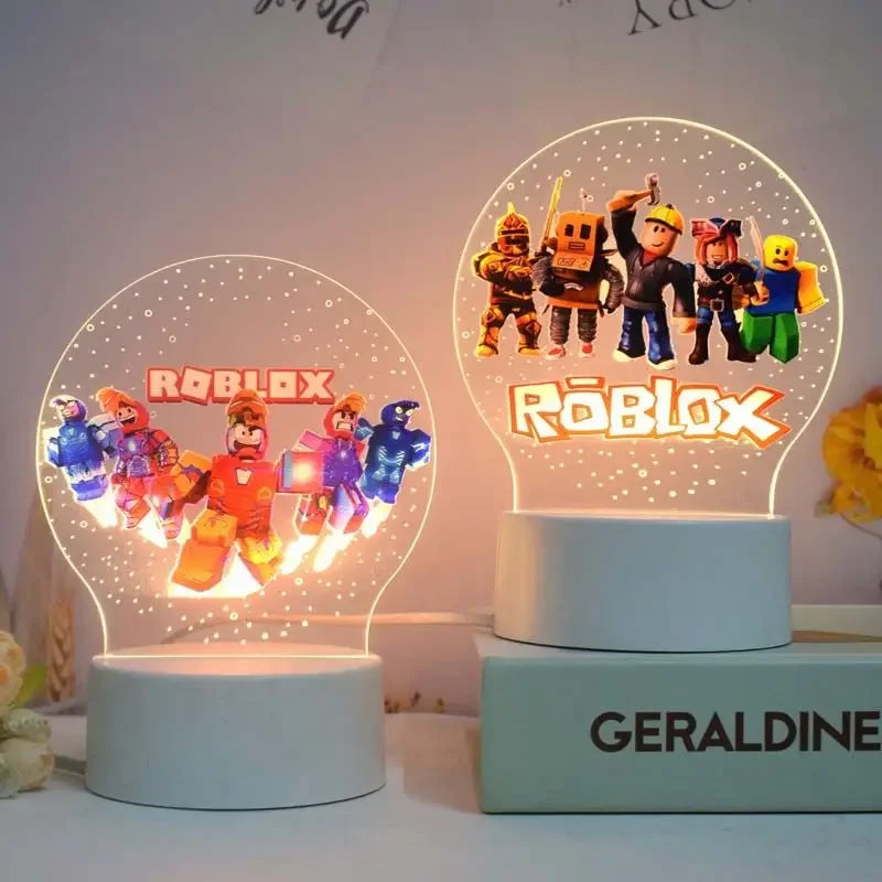 Roblox Game Surrounding Two-dimensional Night Light Creative Light  Children's Toys Gifts Fashion Accessories Virtual Reality