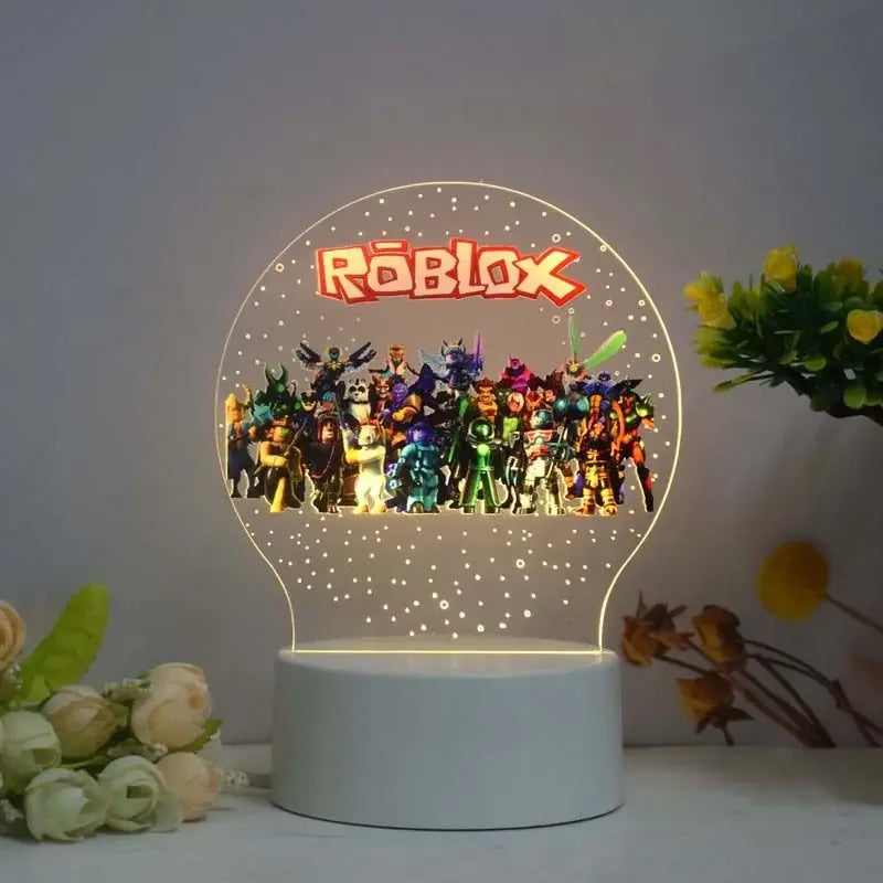 Roblox Game Surrounding Two-dimensional Night Light Creative Light  Children's Toys Gifts Fashion Accessories Virtual Reality