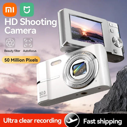 Xiaomi 4K Digital Camera 50MP 16X Student Camera Outdoor Anti-Shake Digital Video Camera Flash Video Recorder Small Video Camera