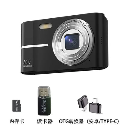 Xiaomi 4K Digital Camera 50MP 16X Student Camera Outdoor Anti-Shake Digital Video Camera Flash Video Recorder Small Video Camera