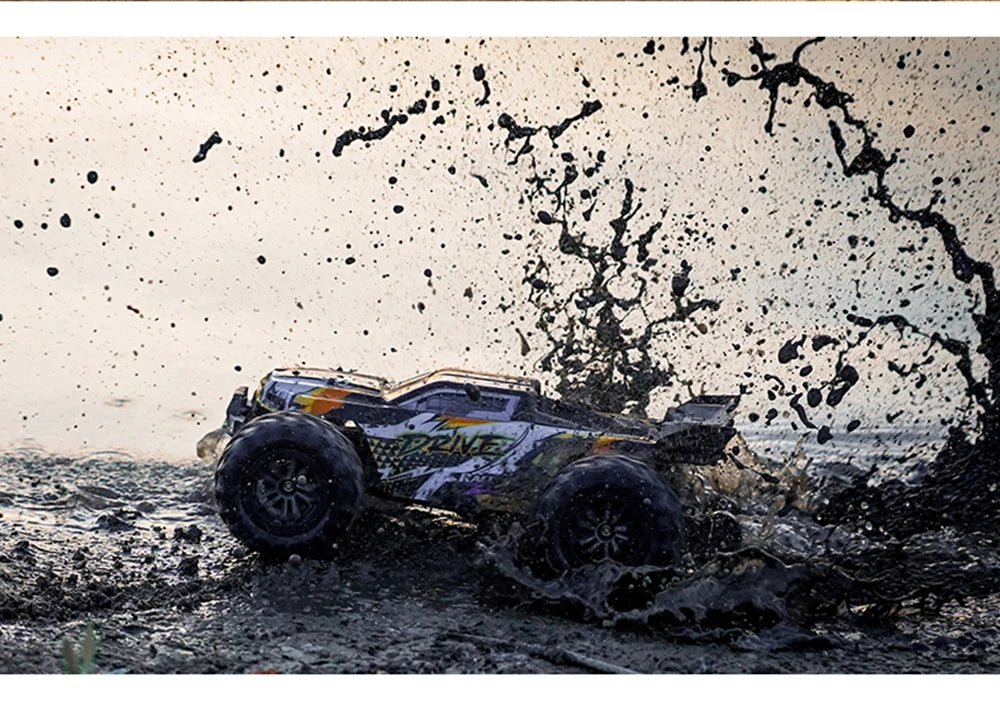 70KM/H 4WD RC Car With Led Brushless Motor Remote Control Cars High Speed Drift Monster Truck Toys for Children's toys Wltoys