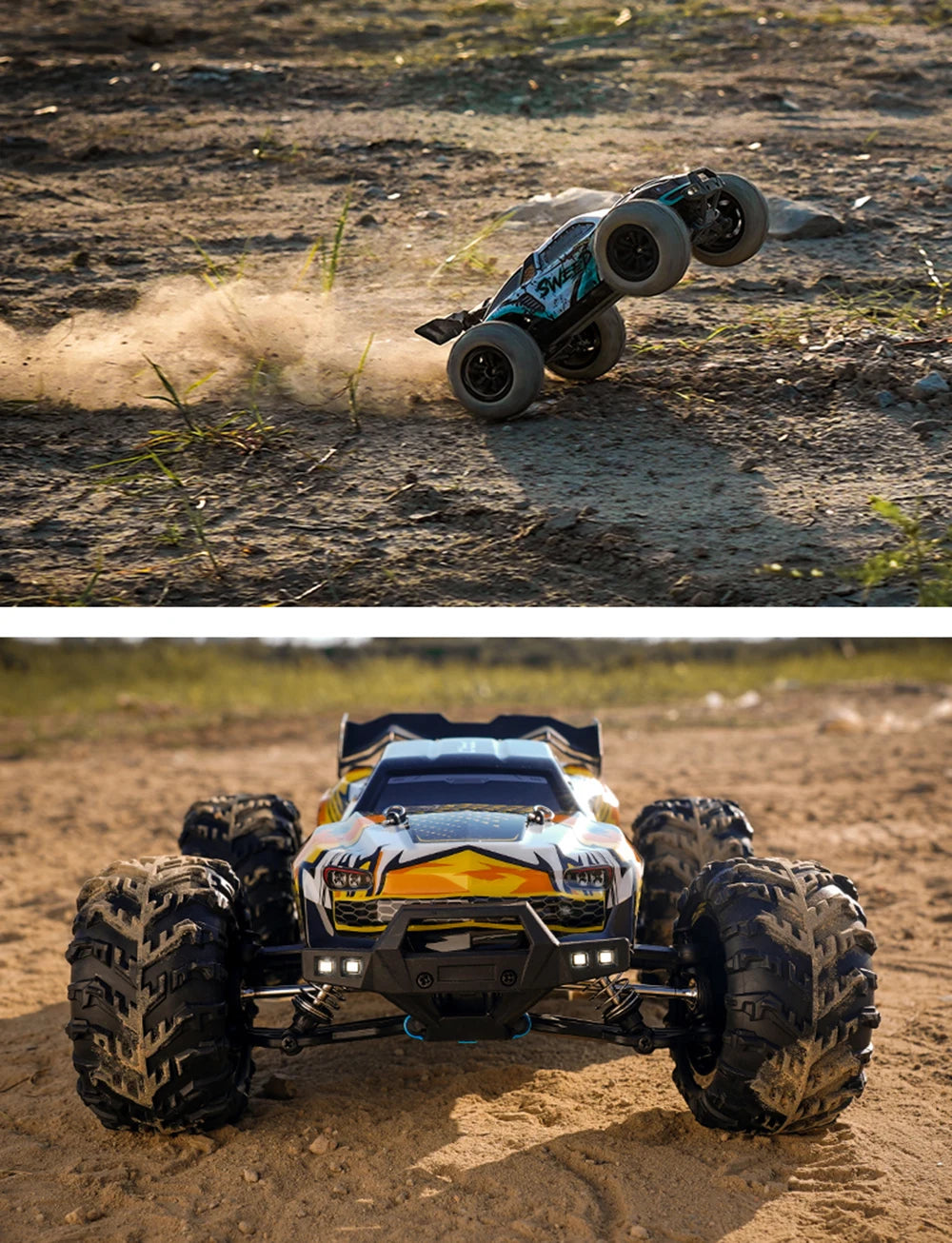 70KM/H 4WD RC Car With Led Brushless Motor Remote Control Cars High Speed Drift Monster Truck Toys for Children's toys Wltoys